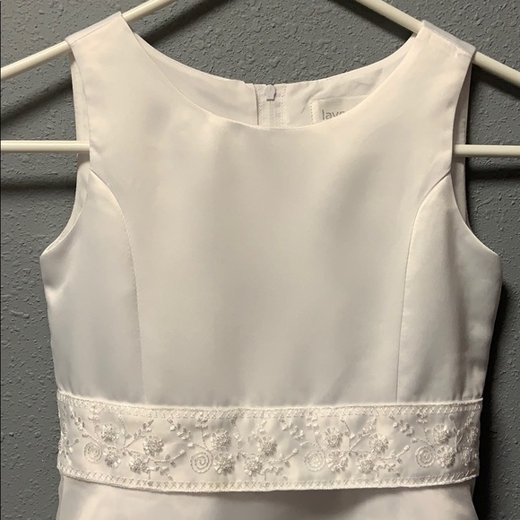 Girl’s Satin & Organza Dress - Picture 3 of 8